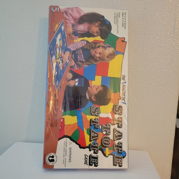 NEW MAGNETIC STATE TO STATE BOOARD GAME AGES 4 - ADULT - Picture 3 of 5